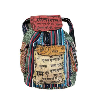 Rising Intl Cotton Yoga Symbol Backpack
