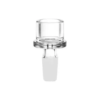 Round Glass Herb Slide - 14mm M