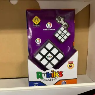 Rubik's Classic 3x3 Cube Pack w/ Keychain