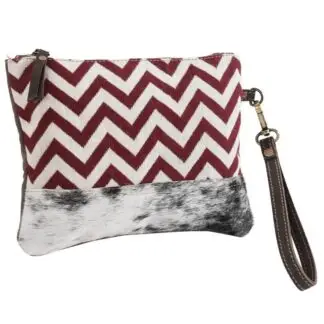 Rug Wristlet w/ Leather 9.5x7.5