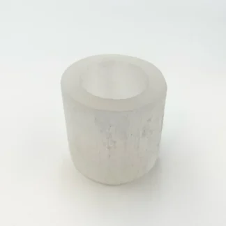 Selenite Candle Holder by Style Flat Top