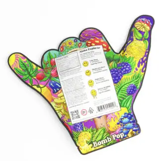 Shaka Sweets Mushroom + THC D9 Gummies 8ct Bomb Pop