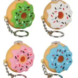Silicone Donut One Hitter Keychain