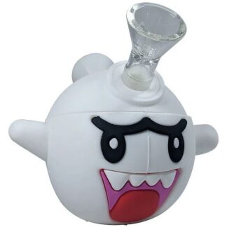 Silicone Ghost Water Pipe - 4.3" 14mm