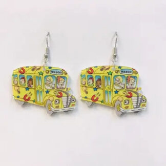 SimpleNGreat Acrylic Magic School Bus Earrings