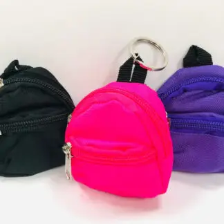 SimpleNGreat Cute Backpack Keychain Purple