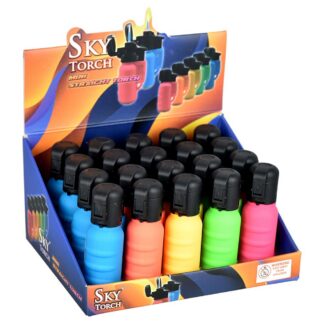Sky Torch Mini Straight Torch Lighter 3" Asst.