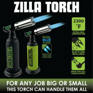 Smokezilla JUMBO Dual Flame Torch Lighter