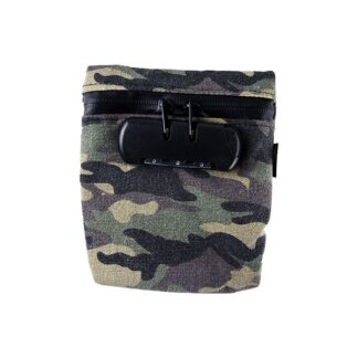 Smokezilla Smell Proof Locking Canvas Bag 6" x 6.25" Camo
