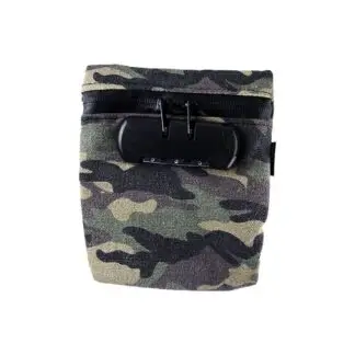 Smokezilla Smell Proof Locking Canvas Bag 6" x 6.25" Camo