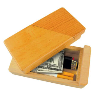 Smokezilla Wood Pivot Magic Stash Box