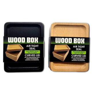 Smokzilla Wood Storage Box w/ Tray Lid (Colors Vary)