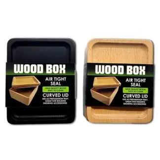 Smokzilla Wood Storage Box w/ Tray Lid (Colors Vary)