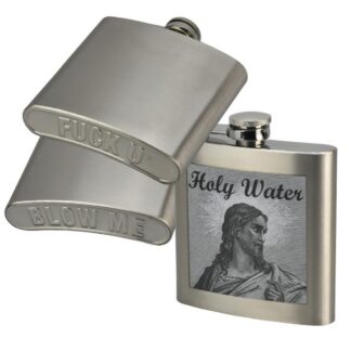 Stainless Steel Flask Holy Water 6oz