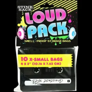 Stink Sack 4" X 3" Loud Pack Smell Proof Bags 10ct