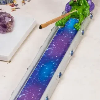 Stoner Alien in Galaxy Incense Burner 10"