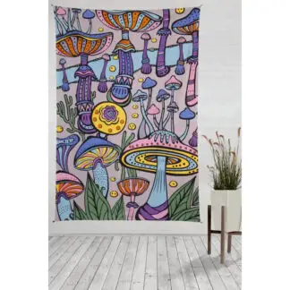 Sunshine Joy Mini Tapestry 30x45 Mushroom Land