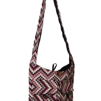 Sunshine Joy Shoulder Bag Jacquard Zip Top (Colors Vary)