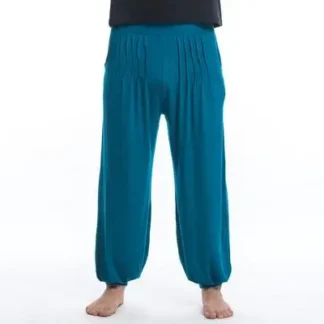 Sure Design PLUS SIZE Solid Color Spandex Cotton Harem Pants