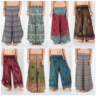 Sure Design Soft Wide Leg Palazzo Style Harem Pants