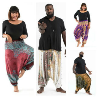 Sure Design Thai Jumpsuit Harem Pants Plus Size