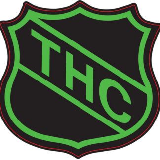 THC Hockey Shield Sticker - 4" x 3.75"