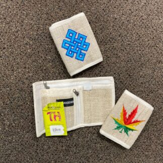 Threadheads Embroidered Hemp Wallet Asst Designs