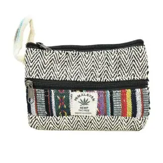Threadheads Hemp Coin Pouch with Tie Dye Wrist Strap