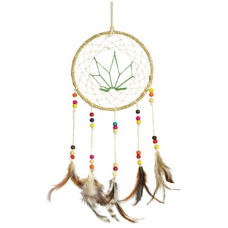 Threadheads Hemp Leaf Hemp/Cotton Dreamcatcher 6"