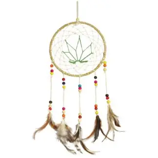 Threadheads Hemp Leaf Hemp/Cotton Dreamcatcher 6"