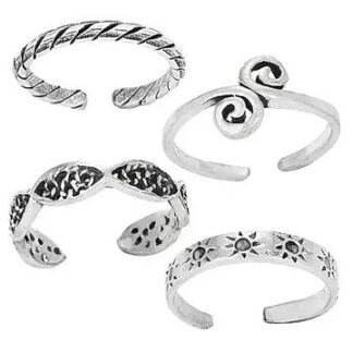 Toes In the Sand Sterling Silver Toes Ring Asst. Design