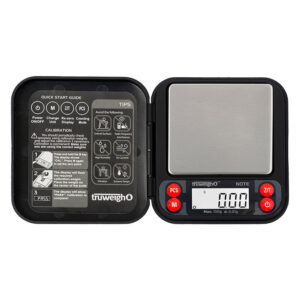 Truweigh NOTE Digital Mini Scale 100g / 0.01g Black