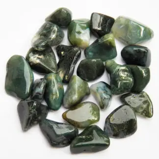 Tumbled Moss Agate