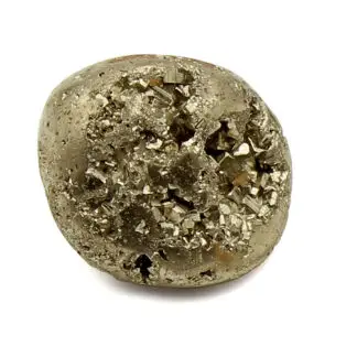 Tumbled Pyrite