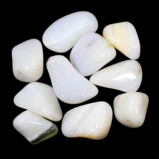 Tumbled White Opal
