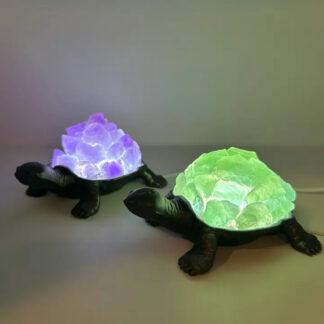 Turtle Gemstone Night Light - Stones Vary