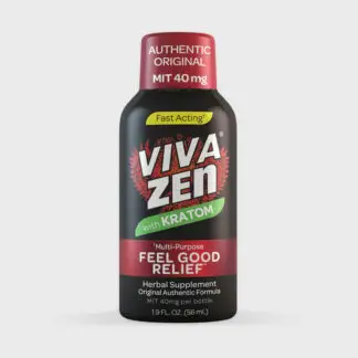 VivaZen Energy + Focus Kratom Shot 40mg 56mL