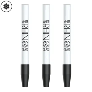 White Rhino Ceramic Straw