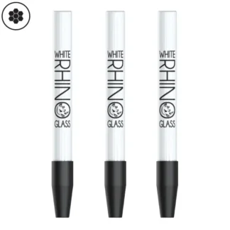 White Rhino Ceramic Straw