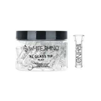 White Rhino XL Glass Tip Flat