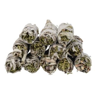 White Sage & Cedar 4" Smudge Stick