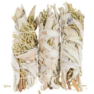 White Sage 4" Smudge Sticks