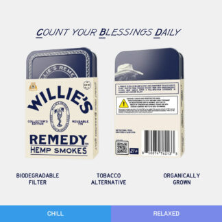 Willie's Remedy Full Spectrum Hemp Smokes Collectible Tin 5ct
