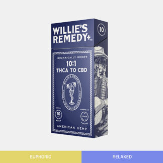 Willie's Remedy+ 10:1 THCA : CBD Hemp Smokes 10ct