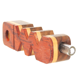 Wood and Glass Hybrid Pipe 4"
