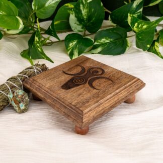 Wood Goddesses Altar Table 4" x 4"