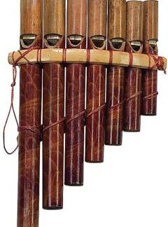 Wooden Pan Flute 6"