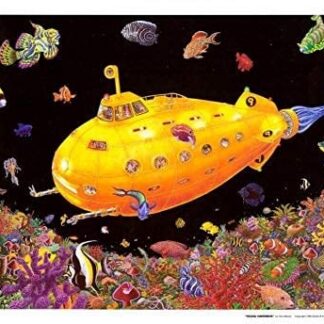 Yellow Submarine Blacklight Poster 24" x 36"