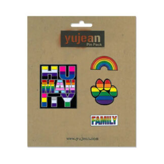 Yujean Pride Enamel Pins 4 pc