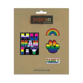 Yujean Pride Enamel Pins 4 pc